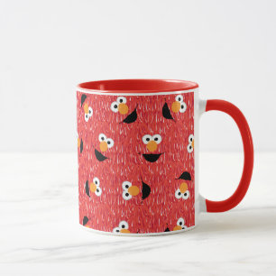 Mug Motif visage fourrure Elmo