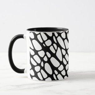 Mug Motif Web gothique noir et blanc