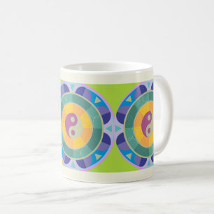 Mug Motif Yin Yang Coloré