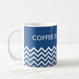Mug Motif ZIGZAG - dégradés gris + votre dossier.
