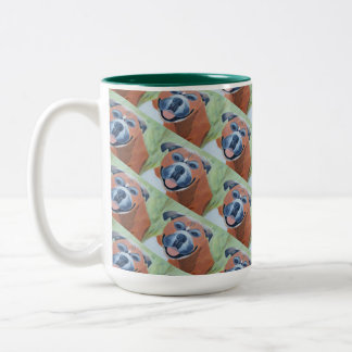 mug motifé chien boxer