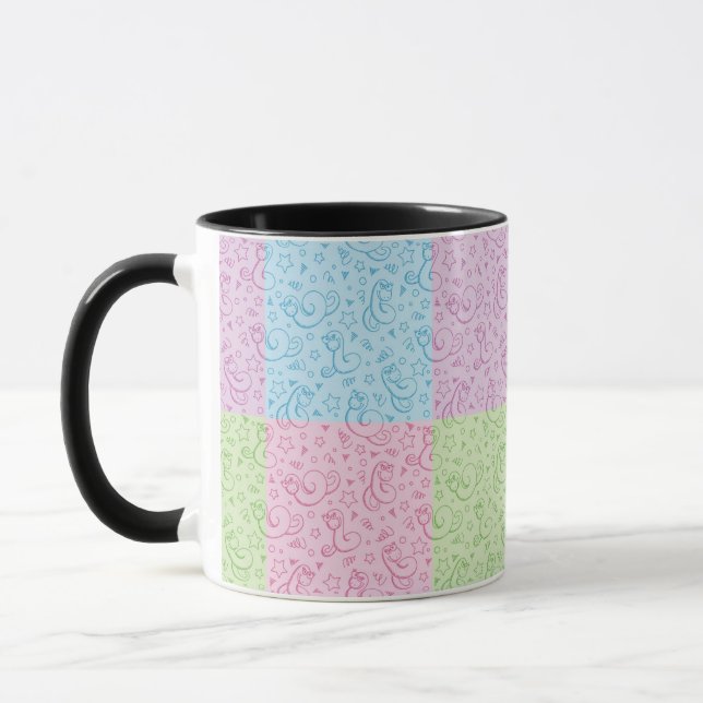 Mug motifs avec des serpents (Gauche)