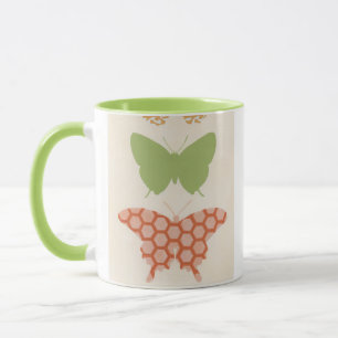 Mug Motifs de papillon décoratifs sur l'arrière - pl