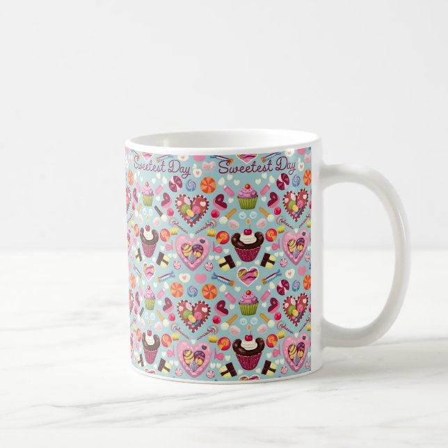 Mug Motifs et cadeaux de jour les plus doux pour les a (Droite)