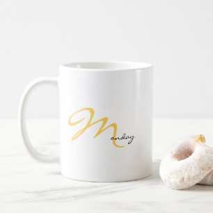 Mug Motivation Lundi Magique Nouvelle Typographie de D