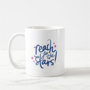 Mug Motivation Minimaliste Atteignez les Étoiles Dynam
