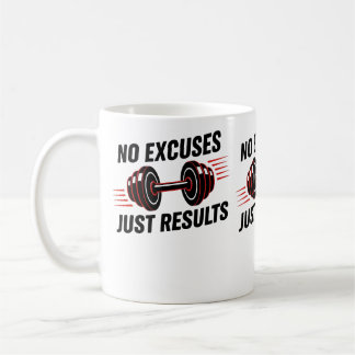 Mug Motivation Sans Excuses, Juste Des Résultats