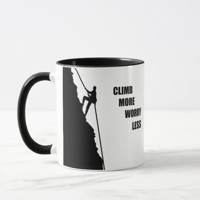 Mug Motivational escalade escalade en disant (Gauche)
