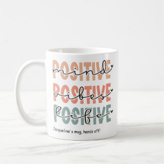 Mug Motivationnel Positif Vibes de l'esprit Vie