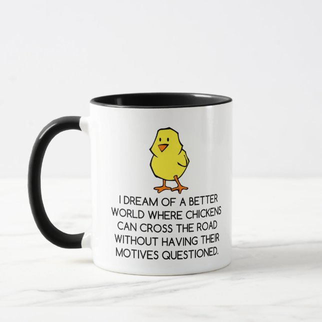 MUG MOTIVATIONS DE POULET (Gauche)