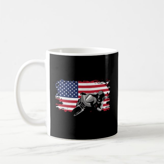 Mug Moto American Flag (Gauche)