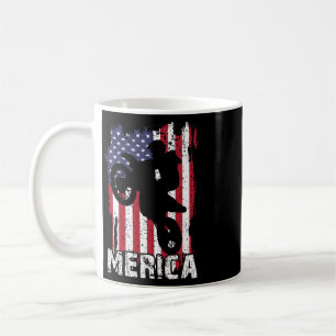 Mug Moto Dirt Drapeau Américain Merica Motocross 4 Jui