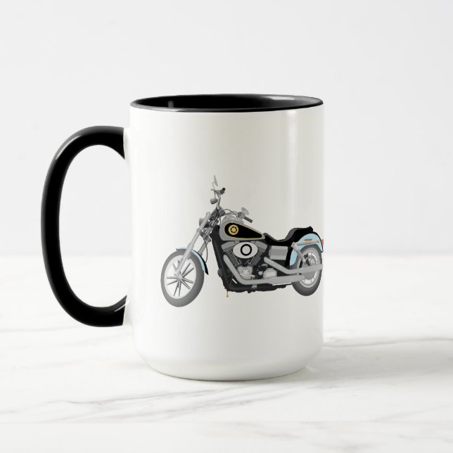 Mug moto pour chaque motard 15oz (Gauche)