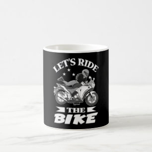 Mug Moto Vélo Vélo Femme Idée cadeau Vintage