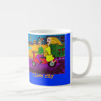Mug Motocyclistes Ville