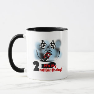 Mug Motorcycle Racing 2e Anniversaire Tshirts et cadea
