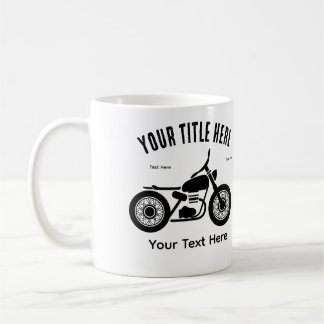 Mug Motorcycle Ride Speed and Freedom Design