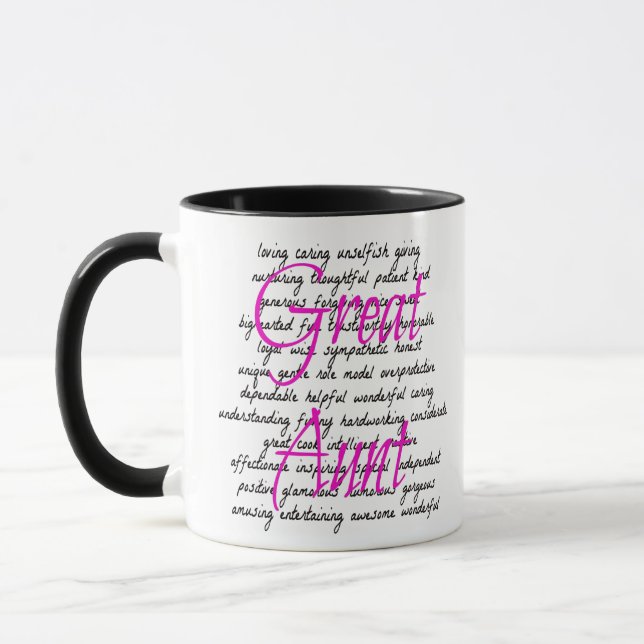 Mug Mots de la grande tante (Gauche)
