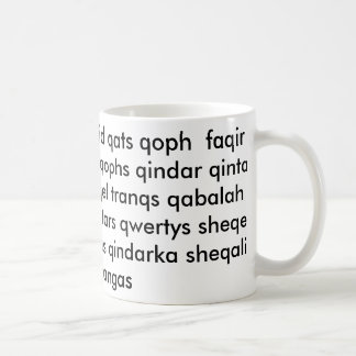 Mug Mots de Q