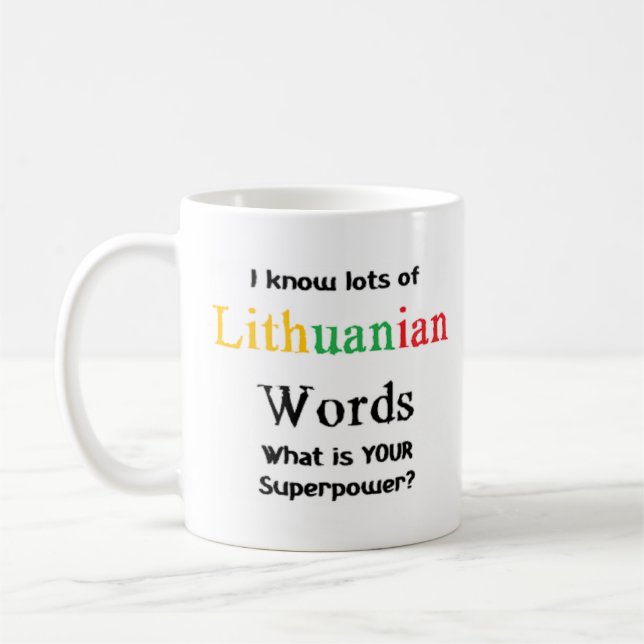 Mug mots lituaniens (Gauche)