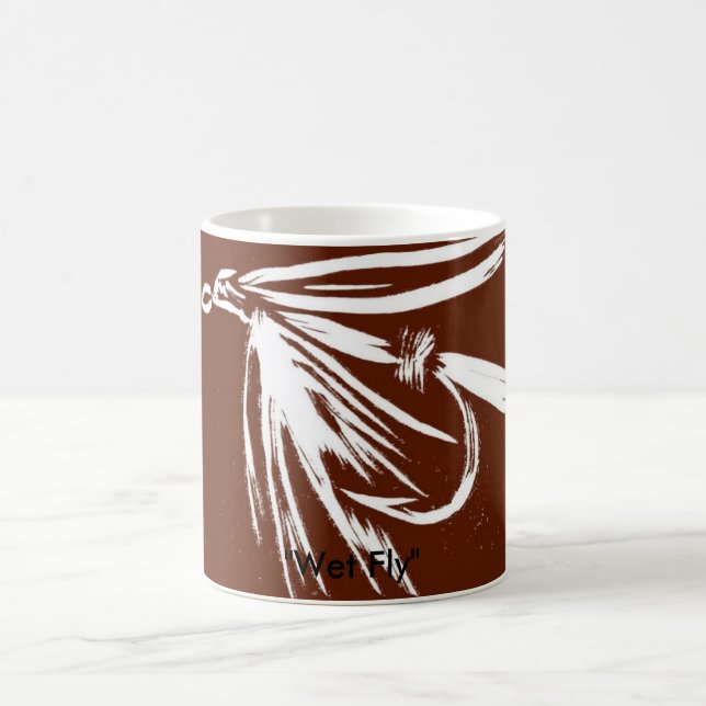 Mug "Mouche sur marron" Truite classique Mouche (Centre)