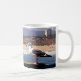 Mug Mouette par la plage de Santa Monica