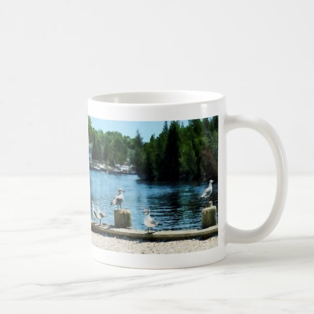 Mug Mouettes sur le pilier (Droite)