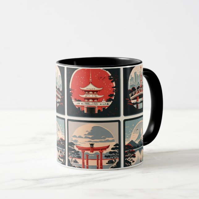 Mug mount fuji,japan,mug (Devant droit)