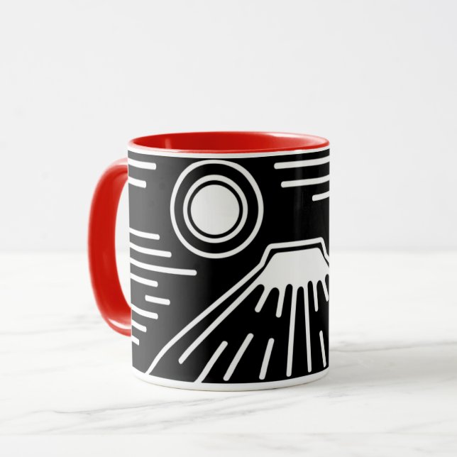 Mug mount fuji,japan,mug (Devant gauche)