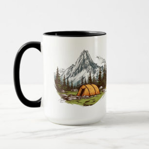 Mug Mountain camping scene Nature