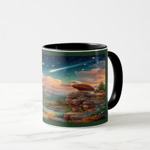 Mug Mountain Ciel Cosmique Aigle Majestueux