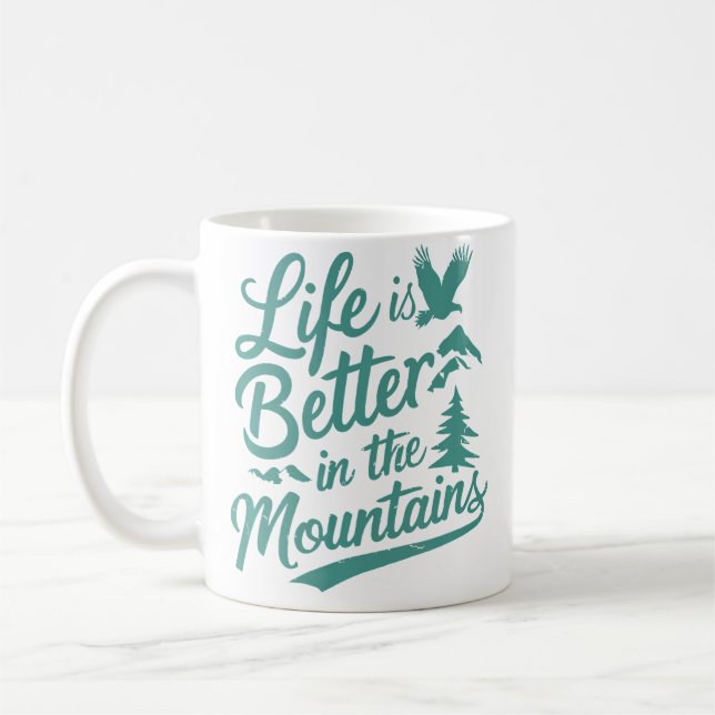 Mug Mountain Hiking Trail Hiker Outdoor Hike Nature Ca (Gauche)