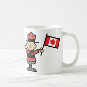 Mug Mountie de bande dessinée