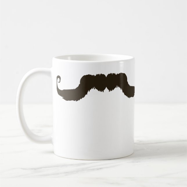 Mug Moustache courbée virile (Gauche)