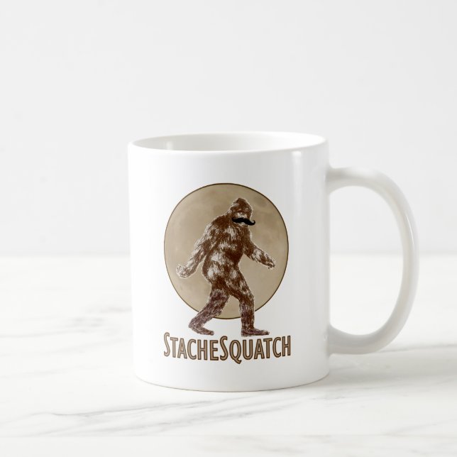 Mug Moustache de STACHESQUATCH I si vous avez vu mon (Droite)