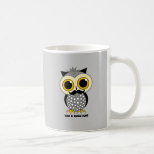Mug Moustache I vous un hibou de question