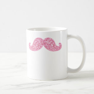 MUG MOUSTACHE ROSE GIRLY DE PARTIES SCINTILLANTES