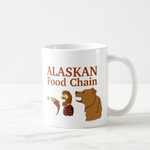 Mug Moustique drôle d'ours de chaîne alimentaire de