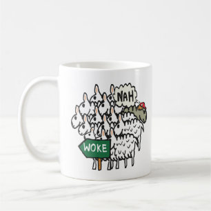 Mug Mouton anti-Woke drôle