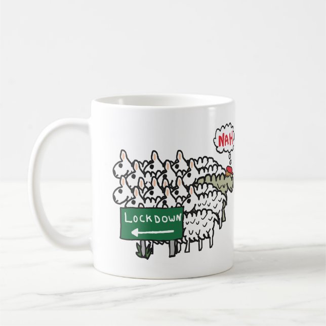 Mug Mouton antiblocage (Gauche)