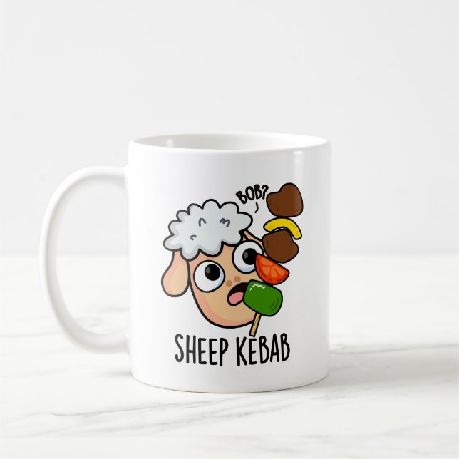 Mug Mouton Kebab Drôle de Shish Kebab Pun  (Gauche)