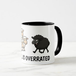 Mug Mouton noir et blanc