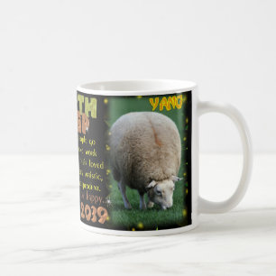 Mug Moutons de la terre 1979, zodiaque de 2039 Chinois