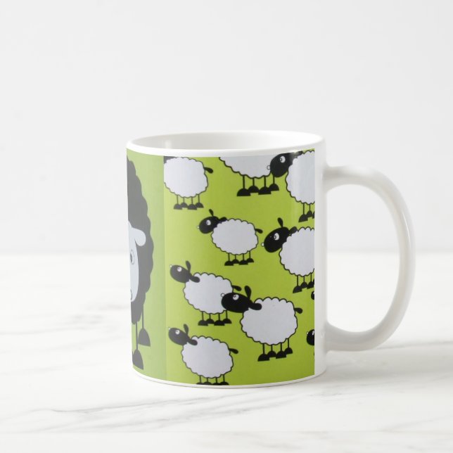 Mug moutons noirs (Droite)