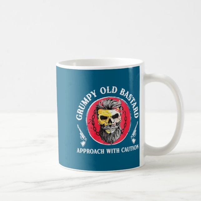 Mug Mpy Old Approach With Caution Beard Skull Barber  (Droite)
