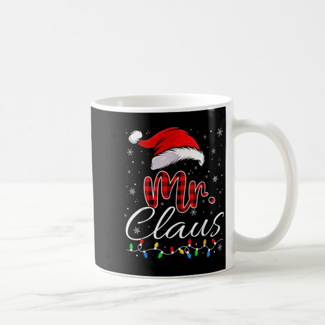 Mug Mr And Mrs Claus Couples Matching Christmas Pajama (Droite)