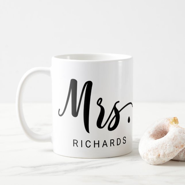 Mug MRS. Typographie (Avec donut)
