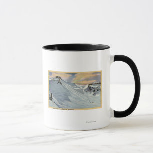 Mug Mt. Baker, Washington - vue de ski de Baker de Mt.