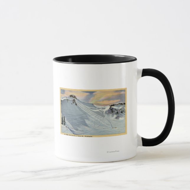 Mug Mt. Baker, Washington - Vue du ski de Mt. Baker (Droite)