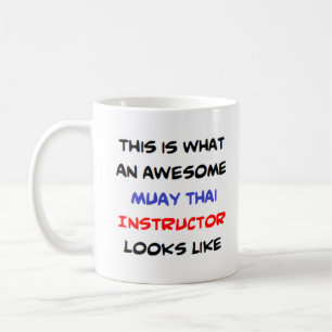 Mug muay thai instructeur, génial